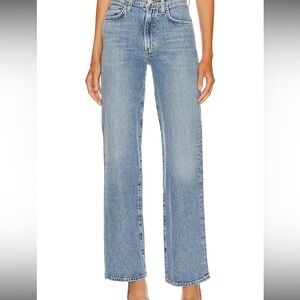 Agolde Harper Mid Rise Relaxed Straight Jean | Flash | Size 27 | EUC